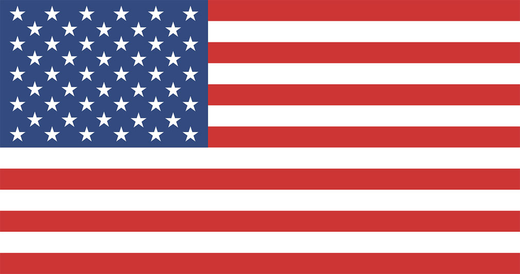 The flag of the USA